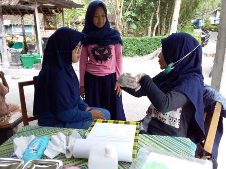 KEGIATAN POSYANDU DESA SRIGADING DI DUSUN NGUNAN-UNAN