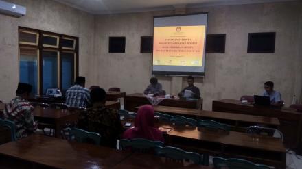 RAPAT PLENO TERBUKA REKAPITULASI DPSHP PEMILU 2019 