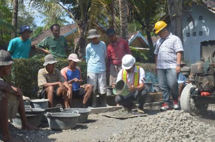 PELATIHAN INFRASTRUKTUR DAN ON JOB TRAINING BAGI KEPALA TUKANG