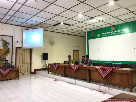 Rapat Rutin Ketua RT dan Sosialisasi Narkoba di Kalurahan Srigading 